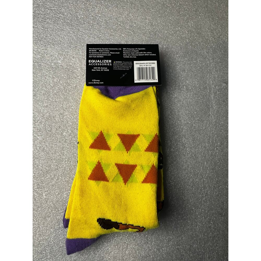 NWT 3 Pair Novelty Socks Bundle, Disney Timon, Looney Tunes, Happy Toes Pink